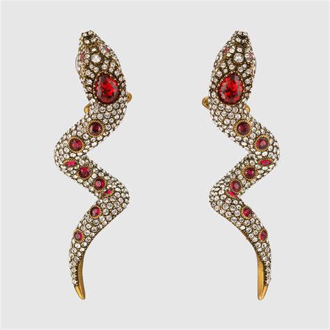 gucci snake earings|gucci bamboo earrings.